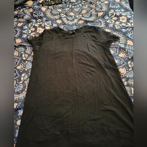 Forever 21 black express shirt with lace sleeve